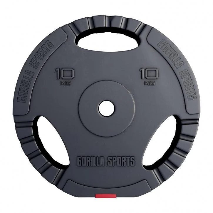 Disco de pesas de vinilo con triple agarre 1,25 -15kg: imagen 4