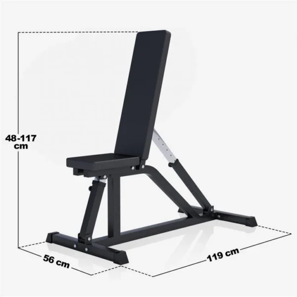 Banco de Musculación Profesional Ajustable