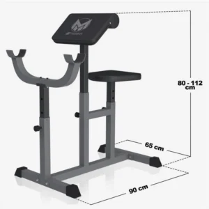 Banco de Musculación con Curl Predicador: imagen 2